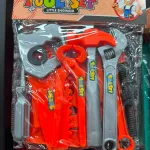 Zestaw narzędzi dziecięcych Tool Set pomarańczowo-szary 12 szt