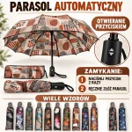 Automatyczny parasol składany w różne wzory mix kolorów