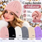Czapka damska z wysokiej jakości wiskozy w sześciu kolorach