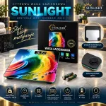 Cyfrowa waga łazienkowa SUNLIGHT kolorowa do 180 kg z LCD