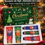 SADOER Świąteczny Zestaw krem do rąk i balsam do ciała 5 szt