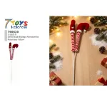 Dekoracja Bożonarodzeniowa 60 cm czerwono-biała 7 Toys kolorów
