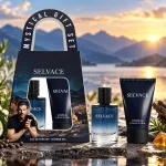 Zestaw prezentowy Selvace perfumy 30ml i żel pod prysznic 60ml granatowy