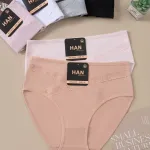 Majtki damskie HAN bawełniane z koronką XL-XXXL pastelowe kolory