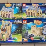 Zabawki klocki Harry Magic zestaw 4 sztuk konstrukcyjnych