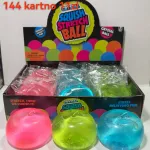 Squish stretch ball zabawka antystresowa kolorowa przezroczysta