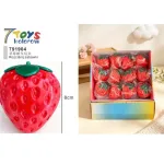 Antystresowa truskawka 8 cm czerwono-zielona 7 Toys kolorów