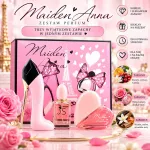 Zestaw perfum Maiden Anna trzy wyjątkowe zapachy różowy prezent